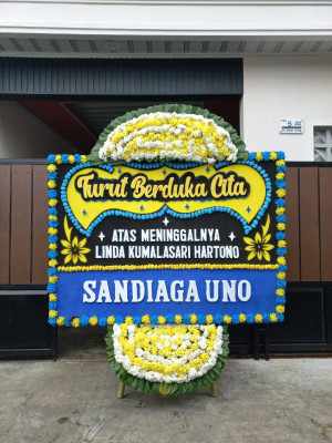 Papan Bunga Duka di Kumbe