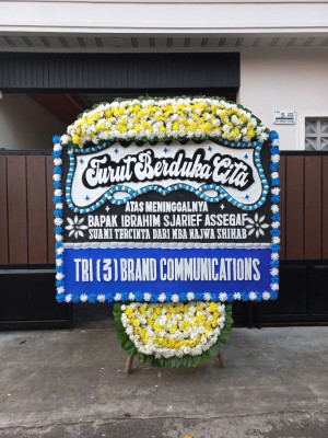 Papan Bunga Duka di Kumbe